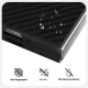 Samsung Galaxy Z Fold 5 ( SM-F946B/DS ) ABEEL Carbon Fiber Texture Cover Case, Black