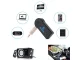 Bluetooth garso imtuvas su 3.5 mm AUX adapteriu, juodas