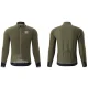 Žieminė dviratininko striukė Rockbros YDWT014 su flisu, XL dydis, žalia