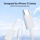 Joyroom Ben Series S-A45 USB-C / USB-C 60W laidas 1 m, baltas
