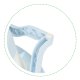 ECOTOYS Collapsible Baby Bathtub with Temperature Sensor Plug, Gray