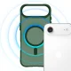 3mk Smoke MagCase dėklas telefonui iPhone Air su MagSafe, žalias