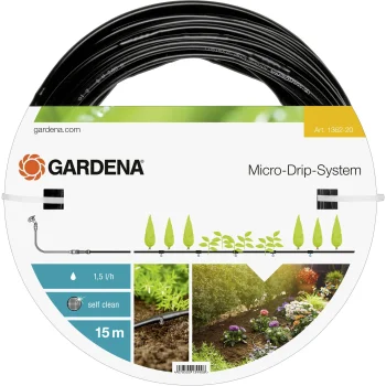 Gardena Micro-Drip-System lašelinio laistymo vamzdelis 4,6 mm, 15 m, juodas