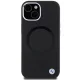 BMW Signature Liquid Silicone MagSafe dėklas telefonui iPhone 15, juodas