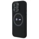 BMW dėklas iPhone 16 Pro Max telefonui M Silicone Printed Ring MagSafe, juodas