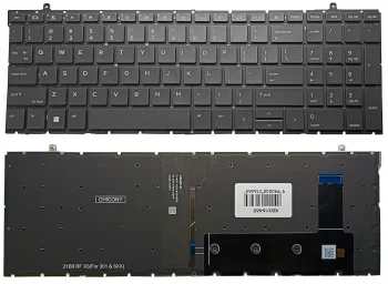 HP Elitebook 860 G9, 865 G9, 860 G10 klaviatūra su apšvietimu, US