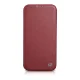 Odinis atverčiamasis dėklas iCarer iPhone 14 Plus su MagSafe, WMI14220715-RD, raudonas