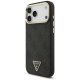Guess 4G PU odos dėklas iPhone 17 Pro Max su MagSafe, rudas