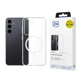 Dėklas Samsung Galaxy S24+ 3Mk Protection MagCase, skaidrus