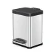 Pedalinis rūšiavimo šiukšliadėžė Hailo Öko Duo Plus M, 18 l (2 x 9 l)