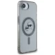 Karl Lagerfeld IML Metal Karl & Choupette MagSafe dėklas iPhone 16e, juodas