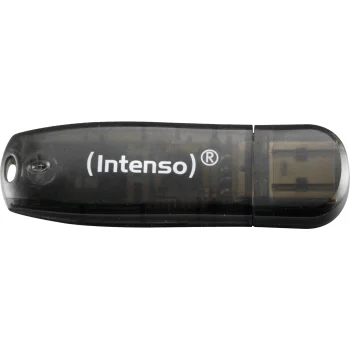 USB atmintinė Intenso Rainbow Line 16 GB USB 2.0, juoda