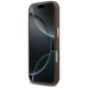 Guess dėklas iPhone 17 Pro Max telefonui 4G Classic Logo MagSafe, rudas