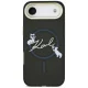 Karl Lagerfeld dėklas iPhone Air IML Choupettes Karl Script Logo MagSafe, juodas