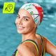 Moteriška silikoninė plaukimo kepuraitė TSUNAMI Flamingo