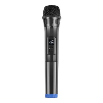 Belaidis dinaminis UHF mikrofonas Puluz PU628B, juodas