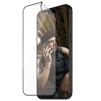 „PanzerGlass Matrix Ultra-Wide-Fit“ hibridinis stiklas iPhone 15 Pro su aplikatoriumi