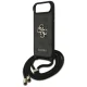 Dėklas Guess 4G Big Logo Cord Strap Crossbody skirtas iPhone 17 Air, juodas