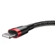 Baseus Cafule USB to Lightning Cable 0.5m, 2.4A, Black-Red