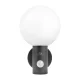 Maclean MCE515 GR LED Facade Lamp with Motion Sensor, 15W, IP65, Grey