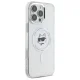 Karl Lagerfeld dėklas iPhone 16 Pro KLHMP16LHLSCHH MagSafe, baltas