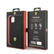 Ferrari Silicone Metal Logo MagSafe dėklas telefonui iPhone 14 Plus, juodas