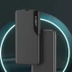 Atverčiamasis dėklas Samsung Galaxy S23+ Eco Leather View Case su stovu, raudonas