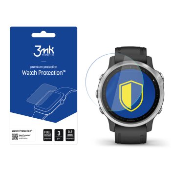 3mk Watch Protection™ Screen Protector for Garmin Fenix 6s, 3 pcs.
