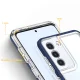 Skaidrus dėklas Samsung Galaxy S23+ Clear 3in1 su mėlynu rėmeliu