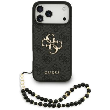 Guess 4G Strap 4G Classic Logo Phone Case Cover iPhone 17 Pro Max - black