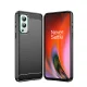 Oneplus Nord 2 5G Carbon Flexible Cover TPU Case, Black