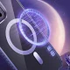 Kingxbar Ice Crystal Series MagSafe dėklas iPhone 14 Plus, sidabrinis