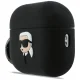 Karl Lagerfeld Silicone Karl Head 3D dėklas skirtas AirPods Pro 3, juodas