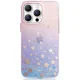 Kingxbar Heart Star dėklas telefonui iPhone 14 Plus su kristalais, Zodiac