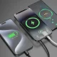 Dudao K14S+ Power Bank 10000mAh 20W with MagSafe and Stand, Black
