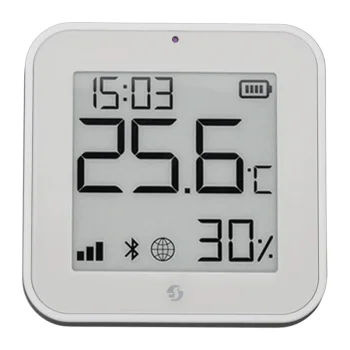 Temperatūros ir drėgmės jutiklis Shelly BLU H&T ZB BLUHTDZBW, baltas