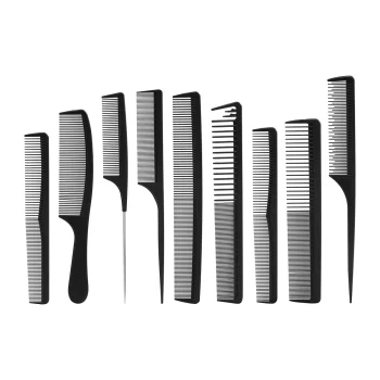 Kirpyklų šukų rinkinys Carbon N-20 Antistatic