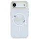 Karl Lagerfeld IML Choupettes Karl Script Logo MagSafe dėklas telefonui iPhone Air, skaidrus