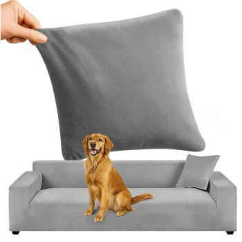 Ruhhy 190-230 cm Elastic Sofa Cover, Dark Grey