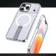 Samsung Galaxy S25 FE Case Hybrid Armor X with Stand & MagSafe, Transparent