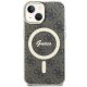 Guess 4G MagSafe dėklas telefonams iPhone 15 / 14 / 13, rudas