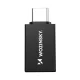 USB-C į USB-A 3.2 10Gb/s adapteris Wozinsky W10GY1S, juodas