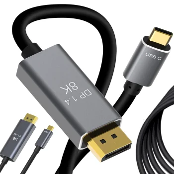DisplayPort 1.4 į USB-C laidas, 8K/4K, 1.8 m