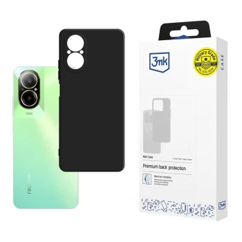 3mk Matt Case dėklas Realme C67 telefonui, juodas