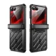 Supcase Unicorn Beetle Pro dėklas Samsung Galaxy Z Flip 8, juodas