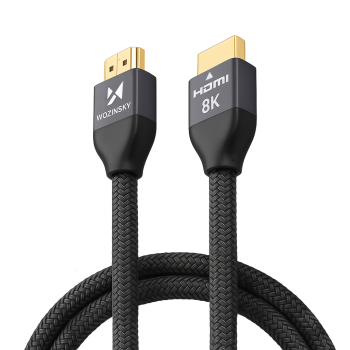 Wozinsky WHDMI-20 HDMI 2.1 Cable 8K 60Hz 48Gbps 2m, Silver