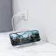 Devia I-M3 Bluetooth garsiakalbis su 15W belaidžiu įkrovikliu ir lempa, baltas