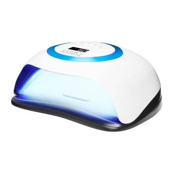 Glow V1 UV LED nagų lempa 168W, mėlyna