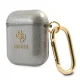 Guess GUA2UCG4GK Glitter Dėklas AirPods 1/2 Ausinėms, Juodas