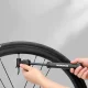 Rankinė dviračio pompa ROCKBROS TM-1701P 80 PSI Presta ir Schrader ventiliams, juoda